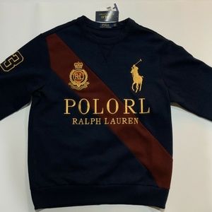 POLO RALPH LAUREN ROYAL CREST SWEATSHIRT L NAVY